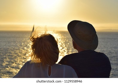 Sunset Vineyard Haven Harbor Martha's Vineyard Woods Hole Ferry