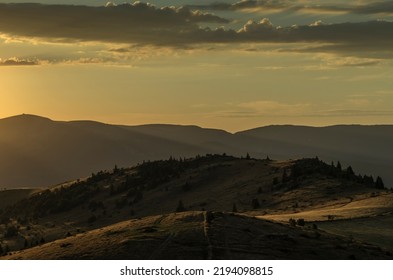 Sunset In The Vosges Mountains