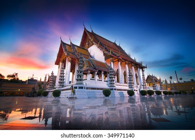 Sunset At Wat Suthat