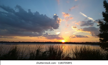 Sunset At White Rock Lake