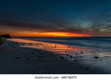 Sunset At Windansea Beach