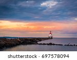 Sunset at Wisconsin Point Lighthouse