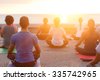 yoga group outdoor