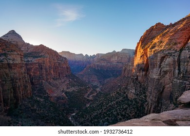 Sunset In Zion National Park