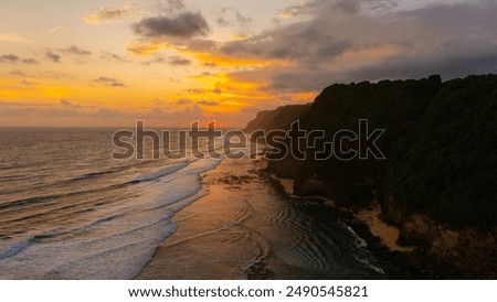 Sunsets and sunrises Bali Island, Indonesia. Sea, Indian ocean, volcano, vacation, vacation 