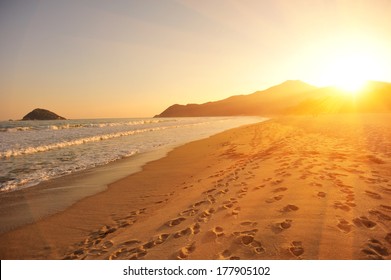 sunset/sunrise on the beach  - Powered by Shutterstock
