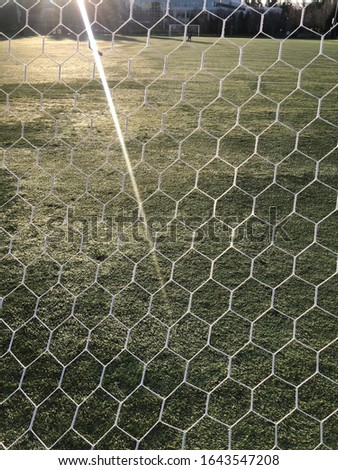 Similar – rear camera Soccer Goal