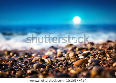 Similar – Stone beach in Brighton, England