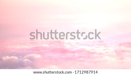 Sunshine Splash over the clouds. Colorful. Sunset colorful. Sky pink and yellow colors. Sky abstract background.