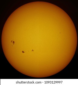 Sunspot On Sun Photosphere
