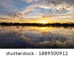 Sunup at Riverview Park in Tempe near Phoenix, Arizona