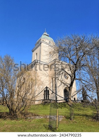 Similar – Image, Stock Photo Helsinki, Finland. Suomenlinna Church In Fortress Of Suomenlinna Or Sveaborg And Partially Fortified Island Harakka At Sunrise Sunset Time. Panorama, panoramic view, Helsinki, Finland. Panorama Panoramic View Of Suomenlinna Church In Fortress Of Suomenl…