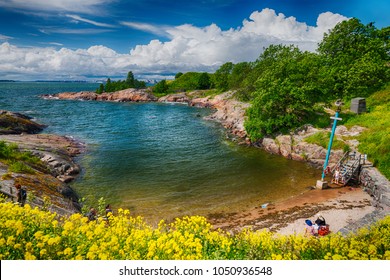 Suomenlinna Park In Helsinki.