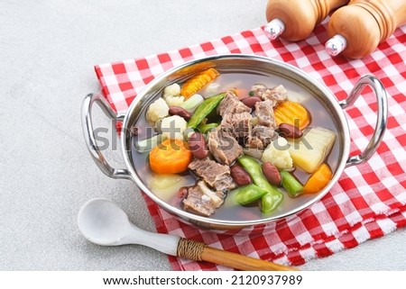 Similar – Beef Stew or Soup with Vegetables