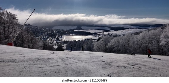 Super Bess ski resort on the Puy-de-Sancy in Auvergne