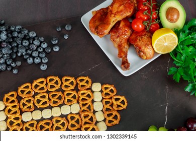 Super Bowl Day Snacks For Watching A Football Game A Football Watching Party