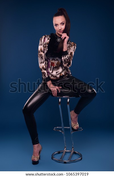 Black Leather Leggings Sexy Girls
