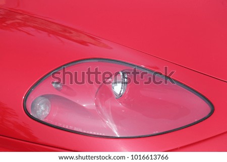 Super Car's head lamp design