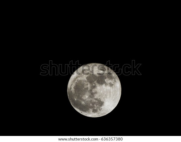The Super Detailed full\
moon