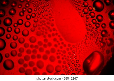 super macro dynamic abstract shot of bubbles