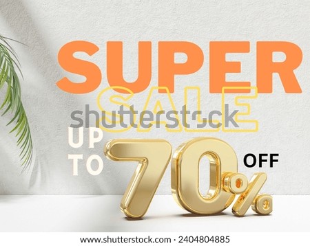 super sale up to 70% off
