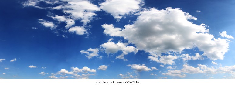 Super Size Panorama Sky With Clouds