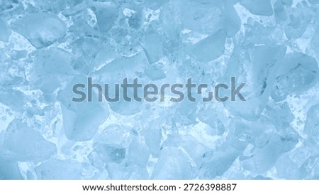 Super Slow Motion of Exploding Ice Shards , Close-up
