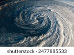 Super Typhoon, tropical storm, cyclone, hurricane, tornado, over ocean. Weather background. Typhoon,  storm, windstorm, superstorm, gale moves to the ground.  Elements of this image furnished by NASA.