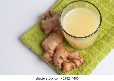 A Super Vitaminic Glass Of Ginger Juice