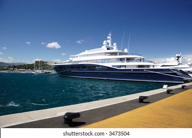 Super Yacht In Antible, France