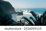 Superb beach called Playa del Bollulo in Tenerife, the Canary Islands