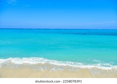 A superb view of Okinawa where the color of the sea is wonderfully beautiful - Shutterstock ID 2258078391