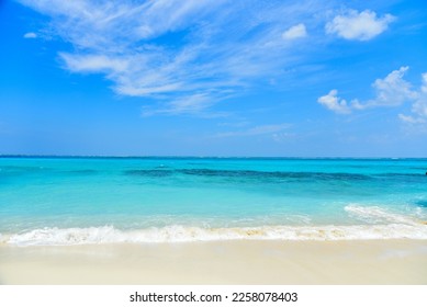 A superb view of Okinawa where the color of the sea is wonderfully beautiful - Shutterstock ID 2258078403