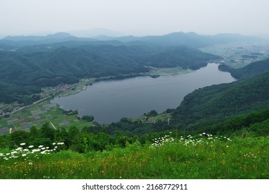 Superb View Omachi Nagano Prefecture Overlooking Stock Photo 2168772911 ...