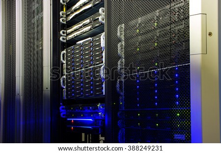 supercomputer disk storage in data center