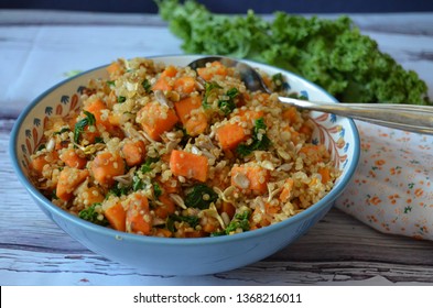 Superfood Salad: Baked Sweet Potato, Quinoa And Kale 