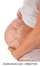 Baby Inside Belly Images, Stock Photos 