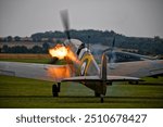 Supermarine Spitfire Mk Ia N3200 during engine start before take-off at IWM Duxford
19 september 2021