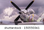 Supermarine Spitfire Mk. XVI from the back