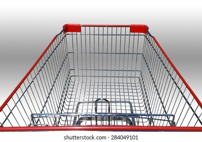 Supermarket Car With Clipping Path