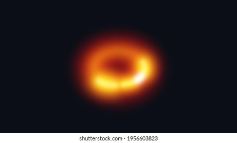 Supermassive Black Hole In The Center Of The Galaxy Messier 87