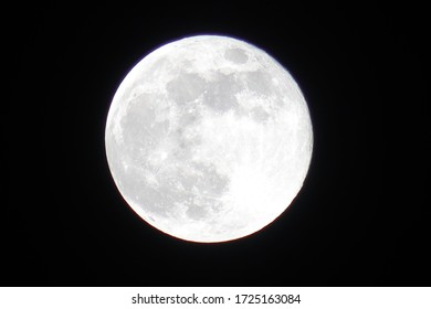 Supermoon Of 05/07/2020 In Italy