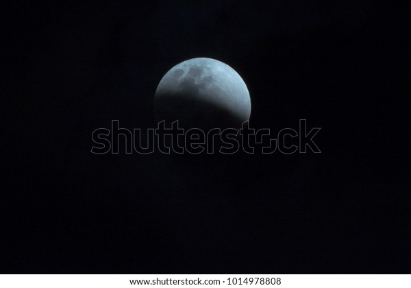 Supermoon Blue Moon Total Eclipse Image Stock Photo Edit Now 1014978808