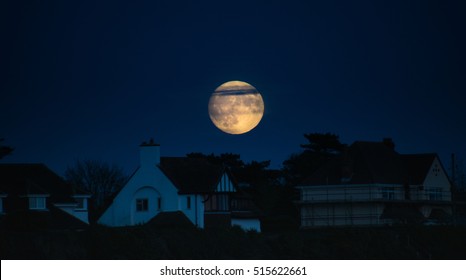 Supermoon November 2016, Hampshire, UK