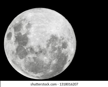 Supermoon. Pimpama, Queensland, Australia. February 2019.