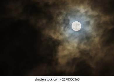 A Supermoon is sighted in Singapore on 13 Jul 2022 at 11.38 PM. Supermoons are bigger and brighter compared to other moons.