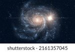 Supernova explosion in the center of galaxy "Elements of this image furnished by NASA "