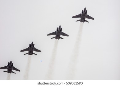 Supersonic fighter interceptor.