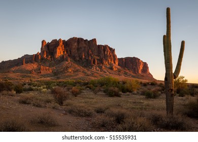 Superstition Mountains In Arizona