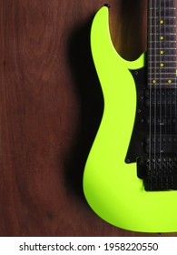 A Superstrat Guitar For Rock And Heavy Metal Music Is 80's Stlye